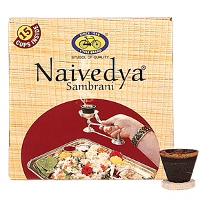 Cycle Naivedya Sambrani Cups With Holder 15 Pcs