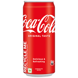 Coca Cola Soft Drink Original Taste 300 Ml Can