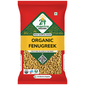 24 Mantra Organic Fenugreek Seeds 100 G Pouch
