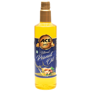 Ace Gold Filtered Peanut Oil Loaded With Vitamins Minerals No Cholesterol 1 L