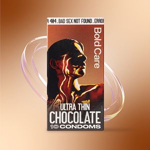 Bold Care Ultra Thin Chocolate Condoms 10 Pcs