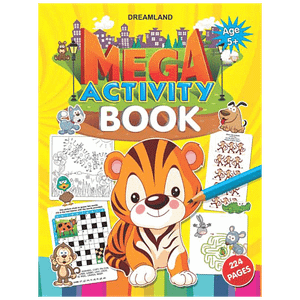 Dreamland Mega Activity Book Children Interactive Age 4 225 Pages 1 Pc