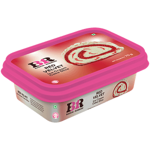 Baskin Robbins Ice Cream Roll Cake Slice Red Velvet 70 G