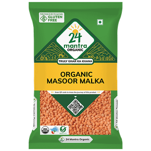 24 Mantra Organic Masoor Malka 500 G