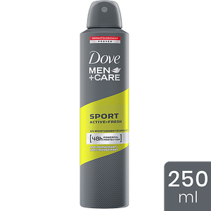 Dove Mencare Sport Activefresh Dry Spray Antiperspirant Deodorant 250 Ml