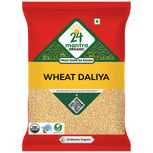 24 Mantra Organic Wheat Daliya 500 G Pouch