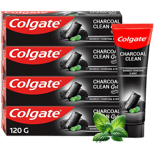 Colgate Charcoal Clean Toothpaste Black Gel Paste Bamboo Charcoal Wintergreen Mint For Clean Mouth 120 G