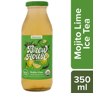 Brewhouse Tea Brewing Co Organic Mojito Lime Ice Tea 350 Ml