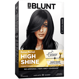 Bblunt Salon Secret High Shine Conditioning Hair Colour 1 Pc Natural Black