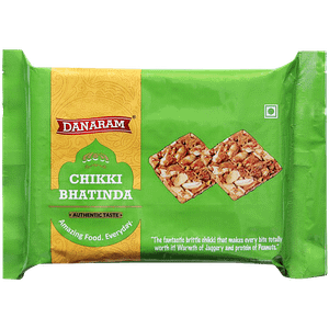 Danaram Chikki Bhatinda Peanut Jaggery Based Healthy Sweet Snack After Meal Dessert 400 G