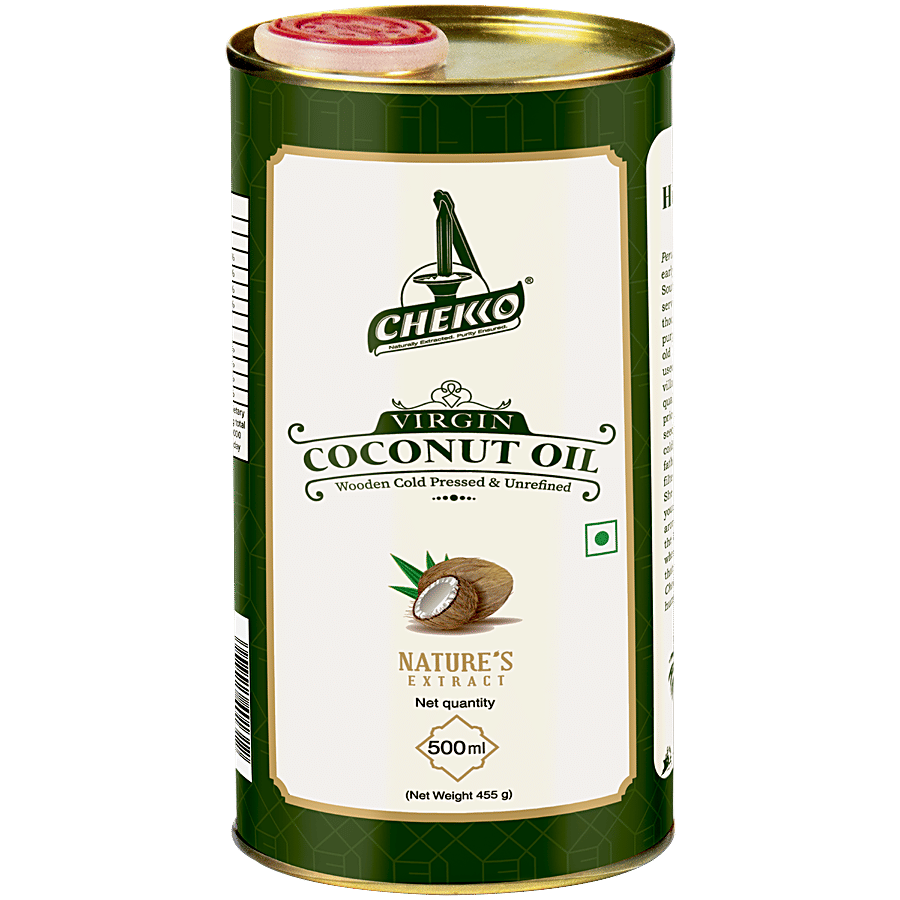 Chekko Cold Pressed Virgin Coconut Oil 500 Ml