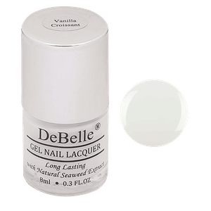 Debelle Gel Nail Lacquer One Coat White With Natural Seaweed Extract 8 Ml Vanilla Croissant