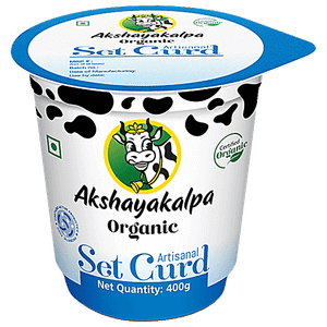 Akshayakalpa Curd Set Artisanal Organic 400 G Cup