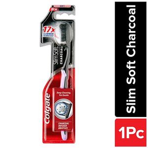 Colgate Slim Soft Charcoal Toothbrush 1 Pc