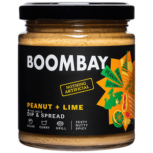 Boombay Peanut Lime Dip Spread Zesty Nutty Spicy 190 G