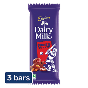 Cadbury Dairy Milk Fruit Nut Chocolate Bar 3x80 G
