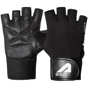 Boldfit Warrior Gym Gloves M Black 1 Pc