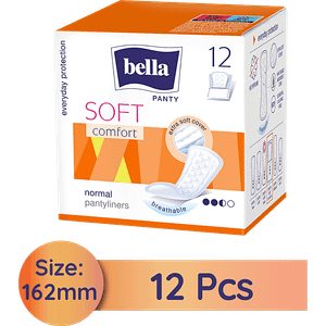 Bella Panty Liners Soft Comfort Classic Individually Packed 12 Pcs Pouch