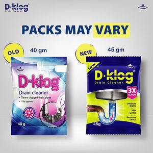 D Klog D Klog Drain Cleaner Powder 40 G