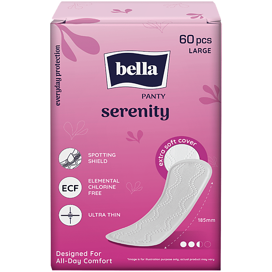 Bella Serenity Ultra Thin Panty Liners Large 60 Pcs