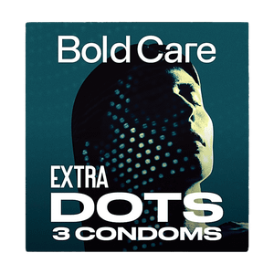 Bold Care Extra Dots Condoms 3 Pcs
