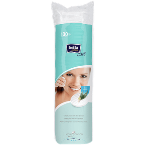 Bella Cotton Pads With Aloe Vera Extract 100 Pcs