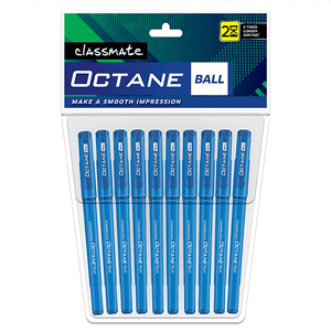Classmate Octane Ball Pen Blue 10 Pcs Pack Of 10