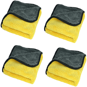 Autofy Multipurpose Microfiber Cleaning Towelcloth 800 Gsm 40cm X 40cm Multicolour 4 Pcs