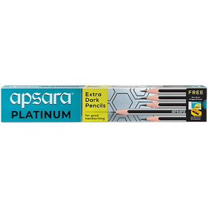 Apsara Platinum Extra Dark Pencils 10 Pcs