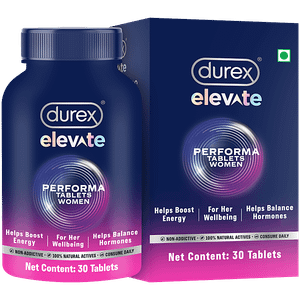 Durex Elevate Performa Tablets For Women Capsules 30 Pcs Bottle