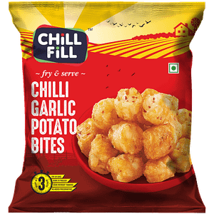 Chillfill Chilli Garlic Potato Bites Fry Serve 1 Kg