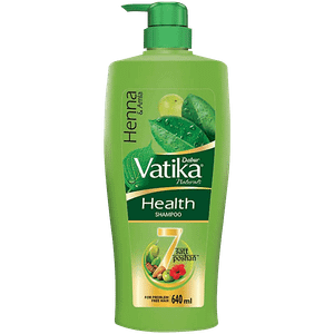 Dabur Vatika Health Shampoo With Henna Amla For Problem Free Hair 640 Ml