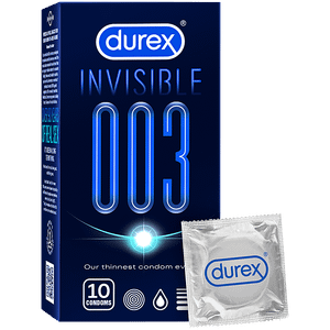 Durex Invisible 003 Condom 10 Pcs