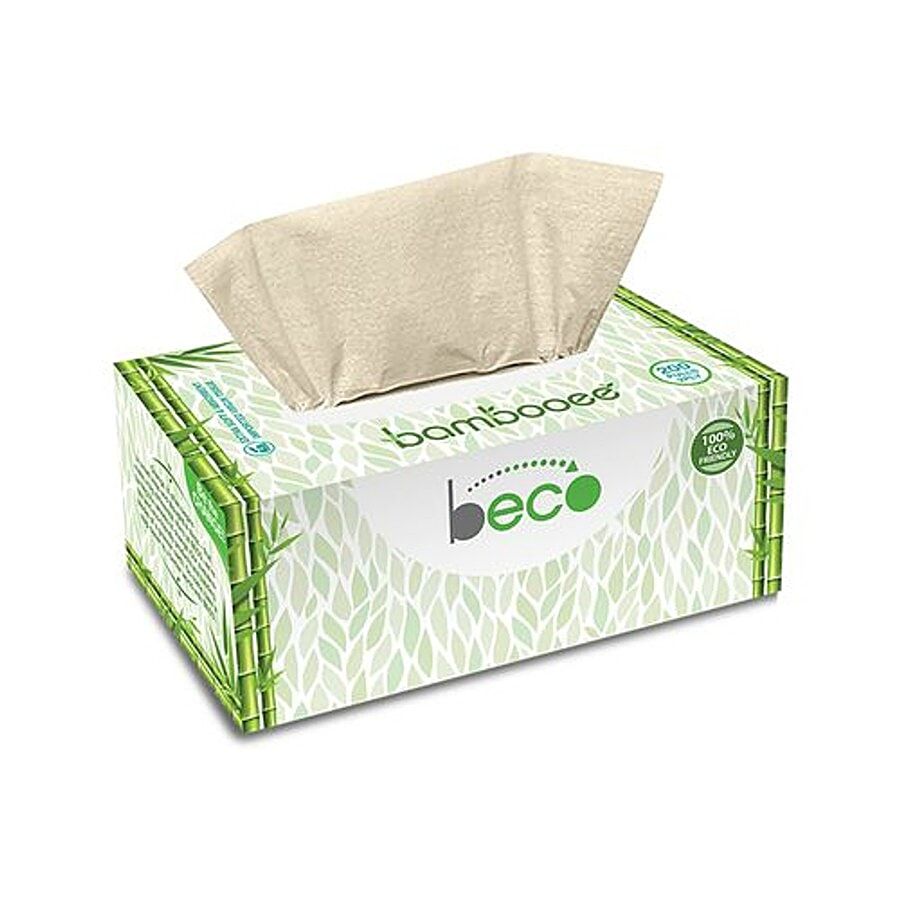 Beco Bambooee 2 Ply Facial Tissue Eco Friendly 200 Pulls Carbox