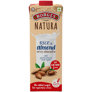 Borges Natura Rice Almond Drink Vegan 1 L Tetra Pack