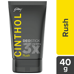 Cinthol Rush Deostick For Men Cream Based Deodorant 40 G