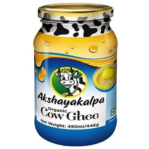 Akshayakalpa Organic Cow Ghee 490 Ml