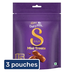 Cadbury Dairy Milk Silk Valentine Home Treats Hearts Roses 3x162 G