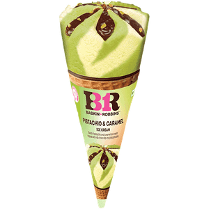 Baskin Robbins Pistachio Caramel Ice Cream Cone 110 Ml