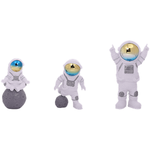 Dp Little Astronaut Spaceman Figurine 3 Pc Set 3 Pc