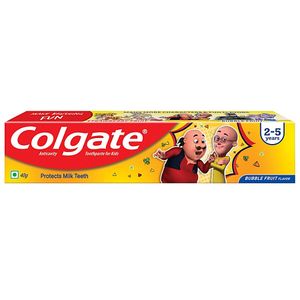 Colgate Kids Toothpaste 2 5 Years Anticavity Bubble Fruit Flavour 40 G
