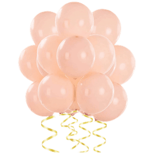 Cherishxcom Pastel Balloons For Birthday Decorations Baby Showers Bachelorette Party Supplies Peach 50 Pcs