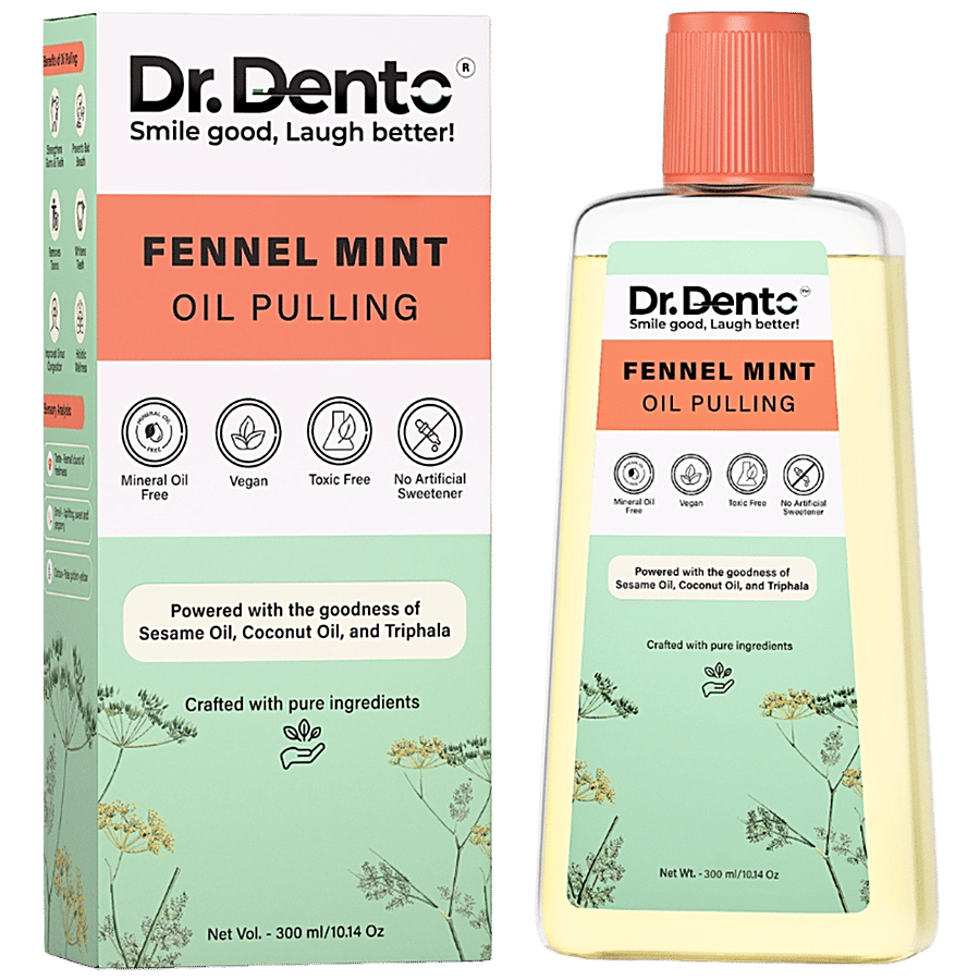 Drdento Fennel Mint Oil Pulling 300 Ml