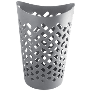 Cello Flexi Plastic Laundry Basket Grey 50 L