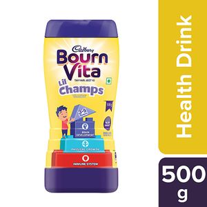 Bournvita Chocolate Health Drink Bournvitaa Lil Champs 500 G Jar