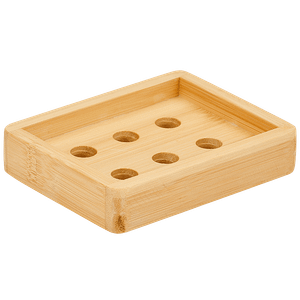 Bamboooz Soap Dishcasetray Bamboo Wood 4x3 Inches 1 Pc