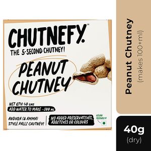 Chutnefy 5 Second Peanut Chutney Authentic Recipe 40 G