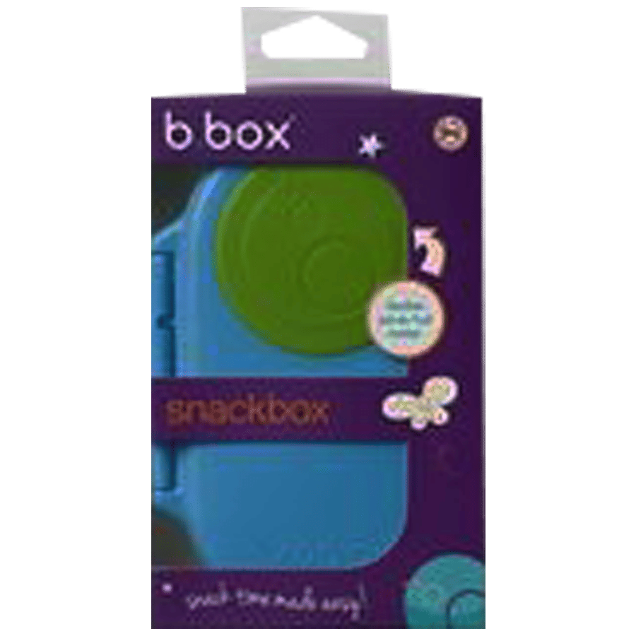 Bbox Snack Box Ocean Breeze Blue Green Silicone Leak Proof 500 Ml