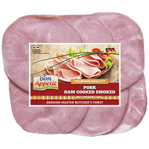 Bon Appetit Pork Cooked Ham 100 G Pouch