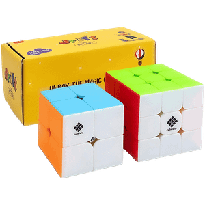 Cubelelo Drift 2x2 3x3 Cube Combo Gift Box For 6 Years 1 Pc